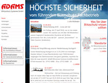 Tablet Screenshot of adams-blitzschutz.de